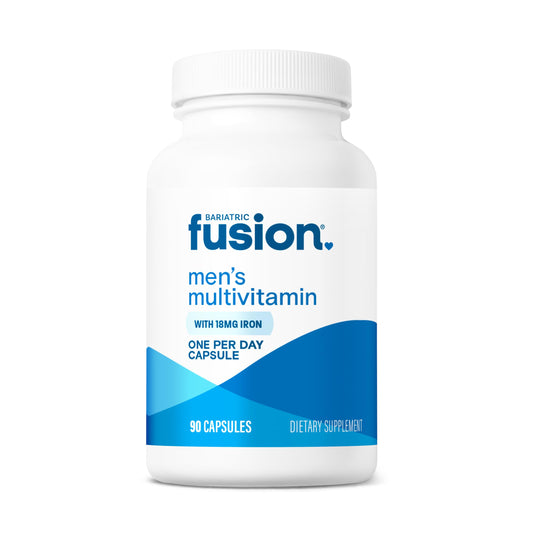 Bote de multivitaminas bariátricas para hombres con hierro, 90 cápsulas