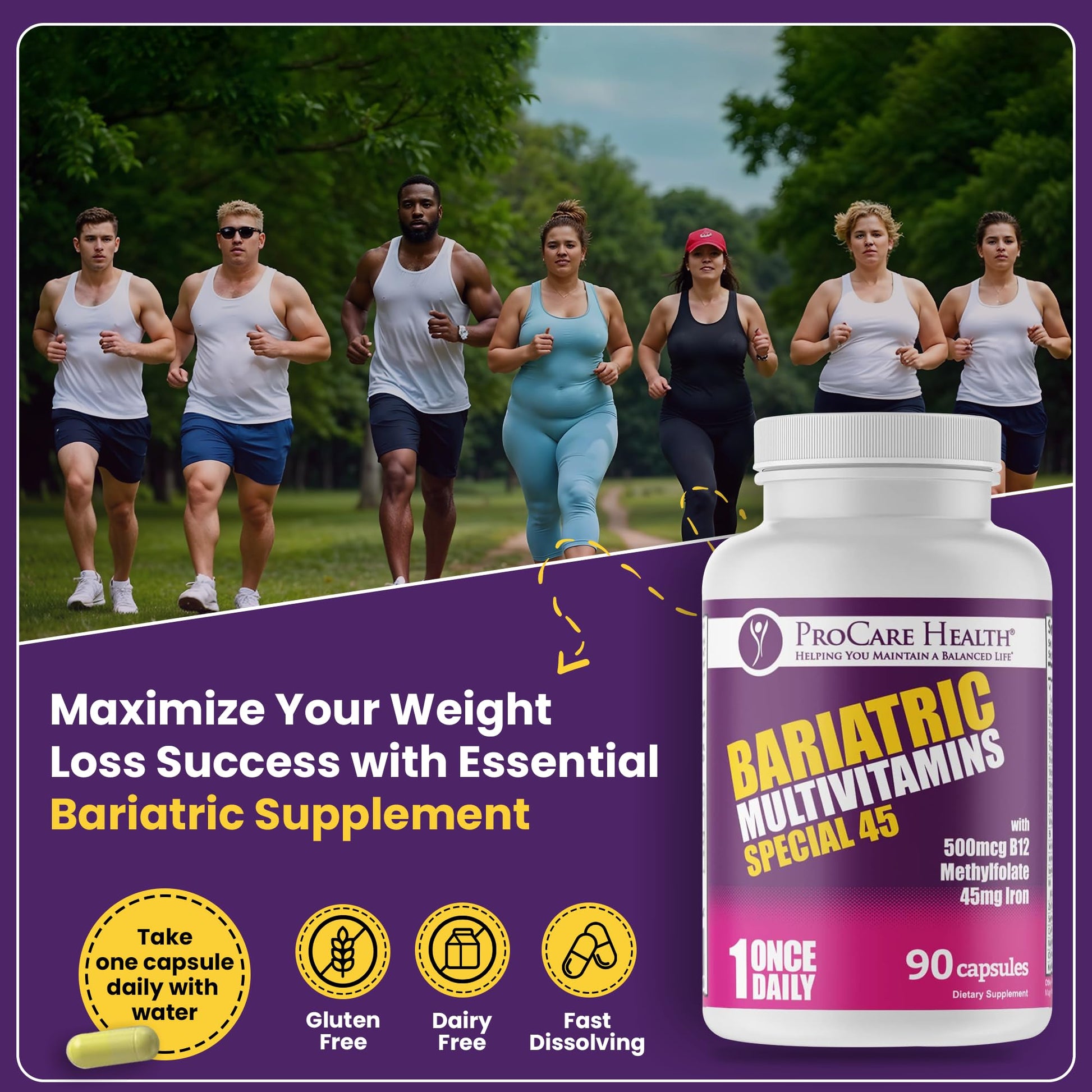 Multivitaminas bariátricas para post operación, ProCare Health