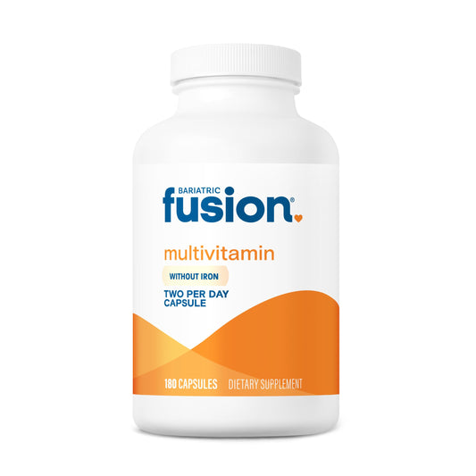 Botella de multivitaminas bariátricas sin hierro
