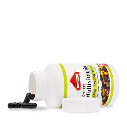 Multivitaminas SJJ Depot con cápsulas en la mano