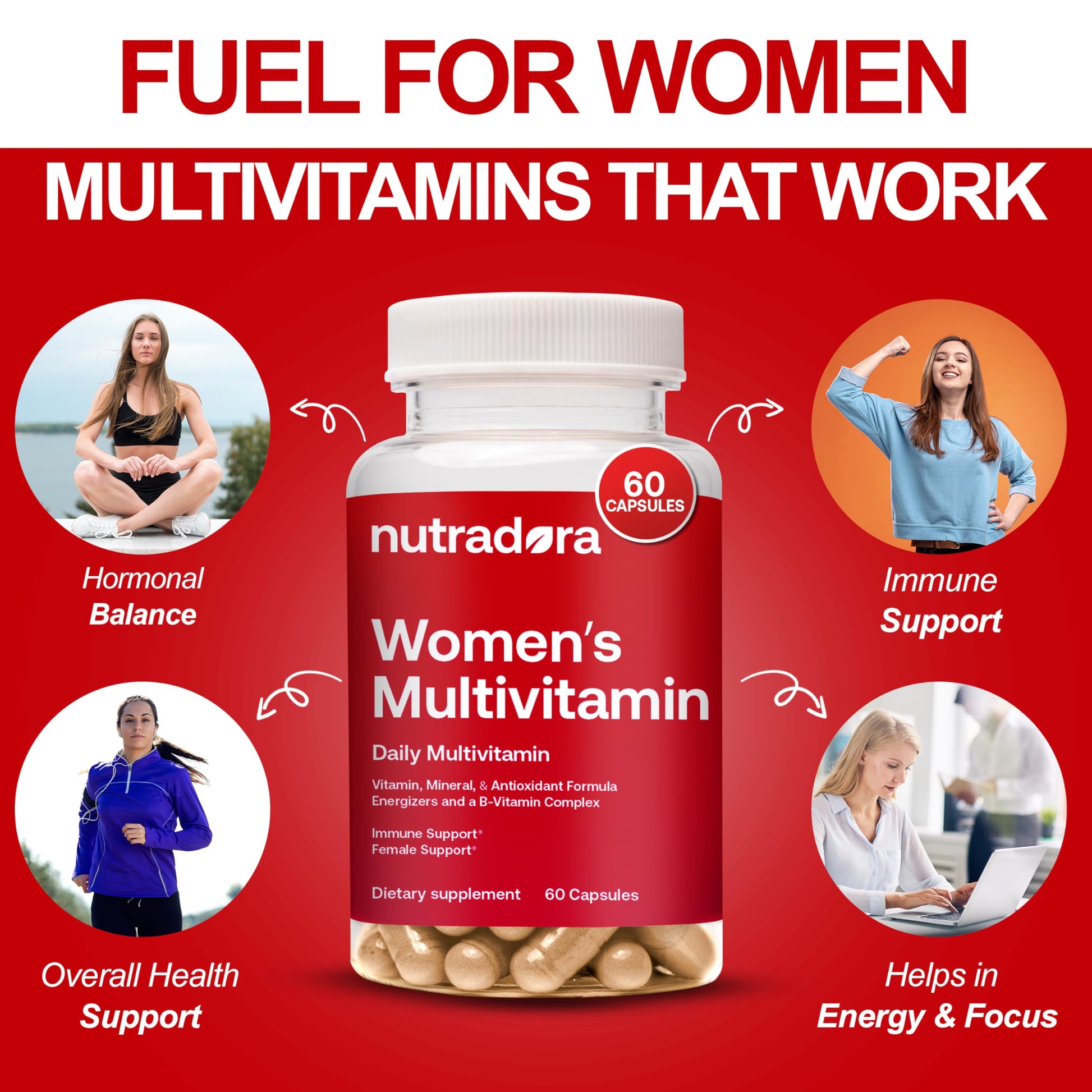 Multivitaminas para mujeres con efectividad comprobada.