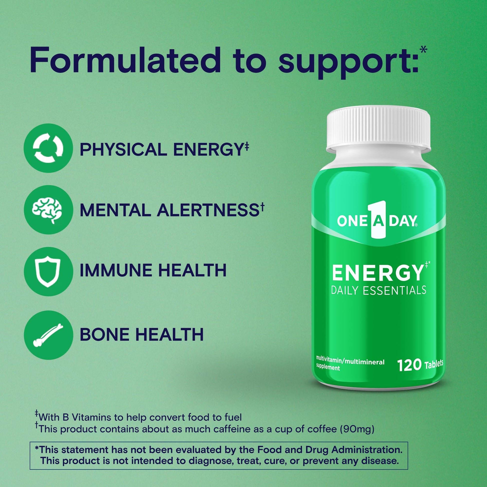 Multivitaminas para energía física y mental One A Day