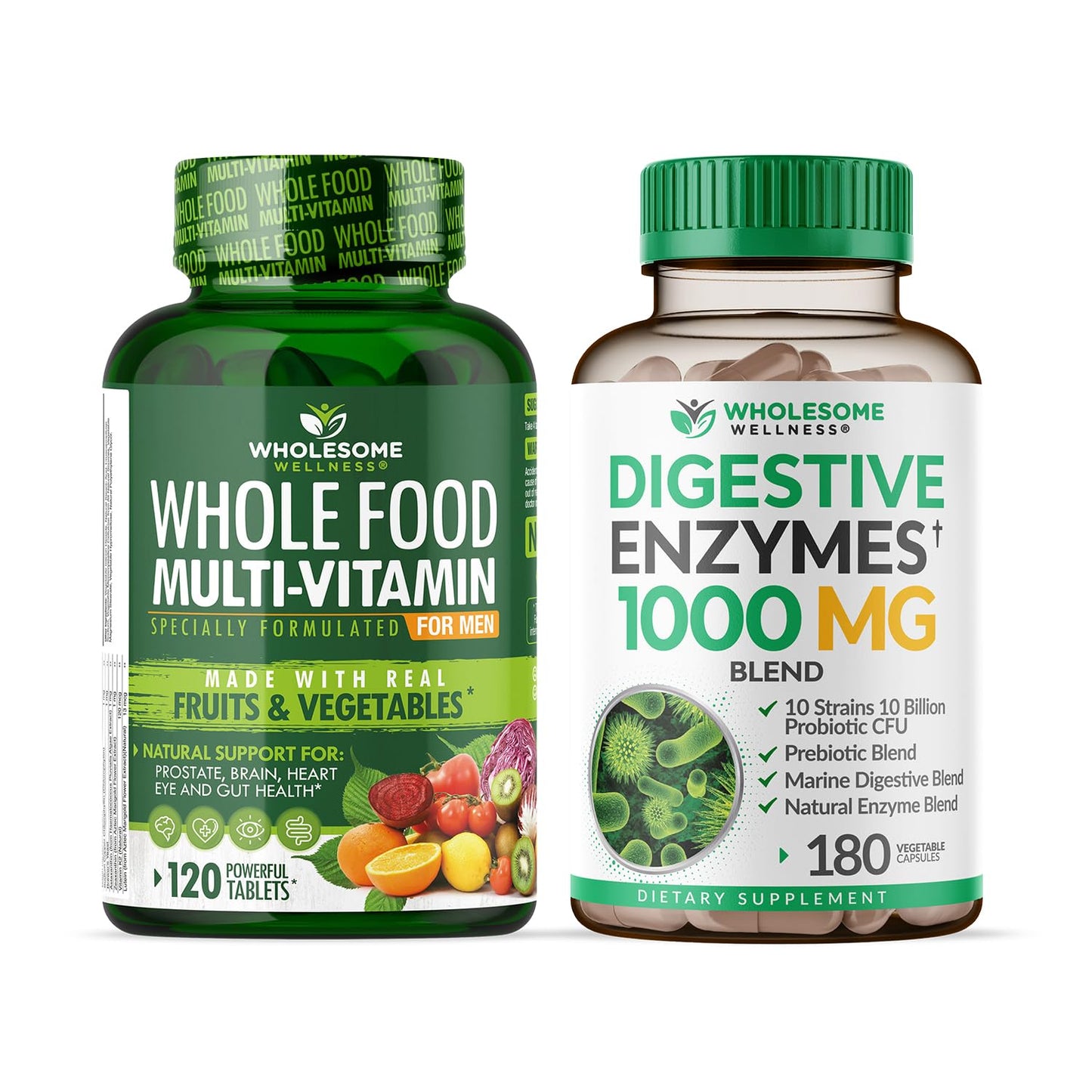 multivitaminas para hombres con enzimas digestivas salud completa