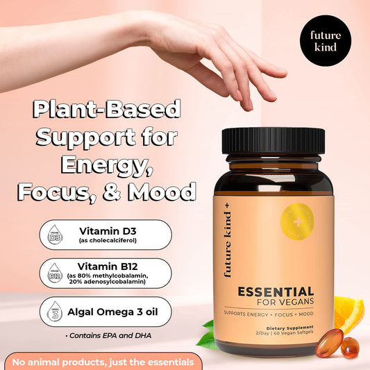 Multivitaminas Future Kind con Omega 3 y B12