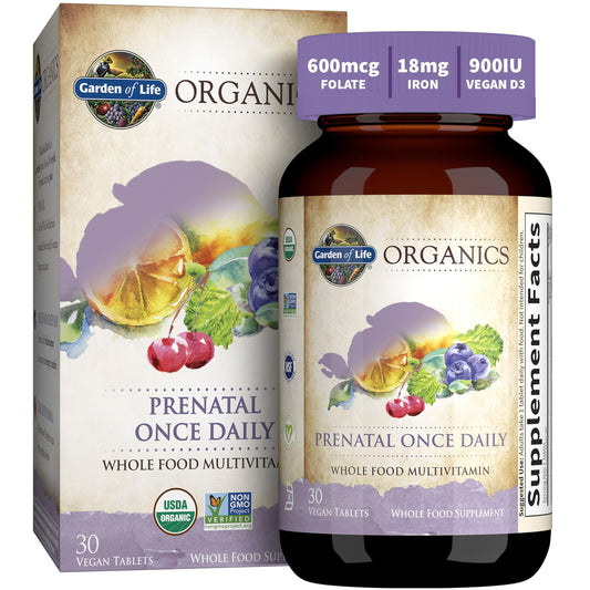 Multivitaminas hombre Garden of Life orgánicas y veganas