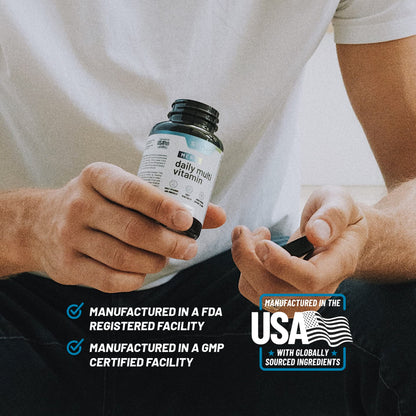 Multivitaminas para hombres Snap Supplements hechas en USA