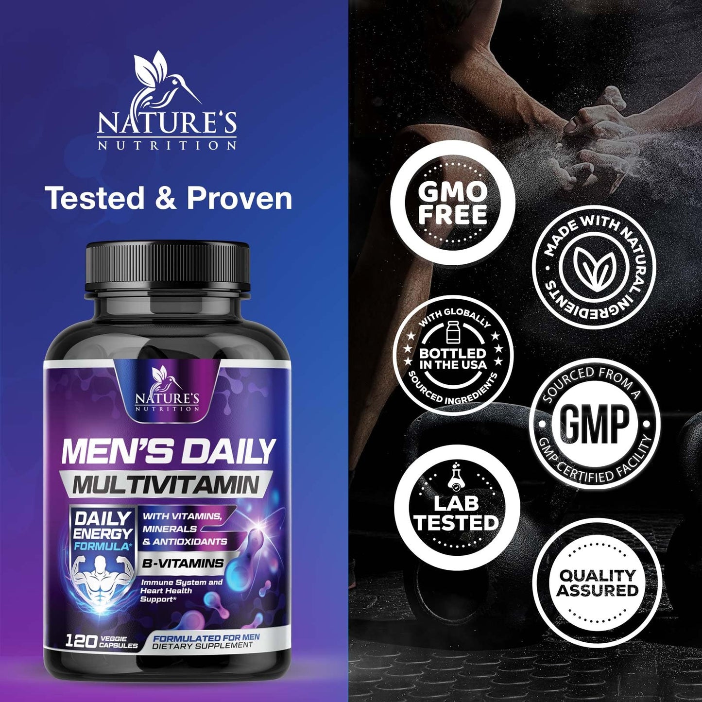 Multivitaminas hombres soporte diario
