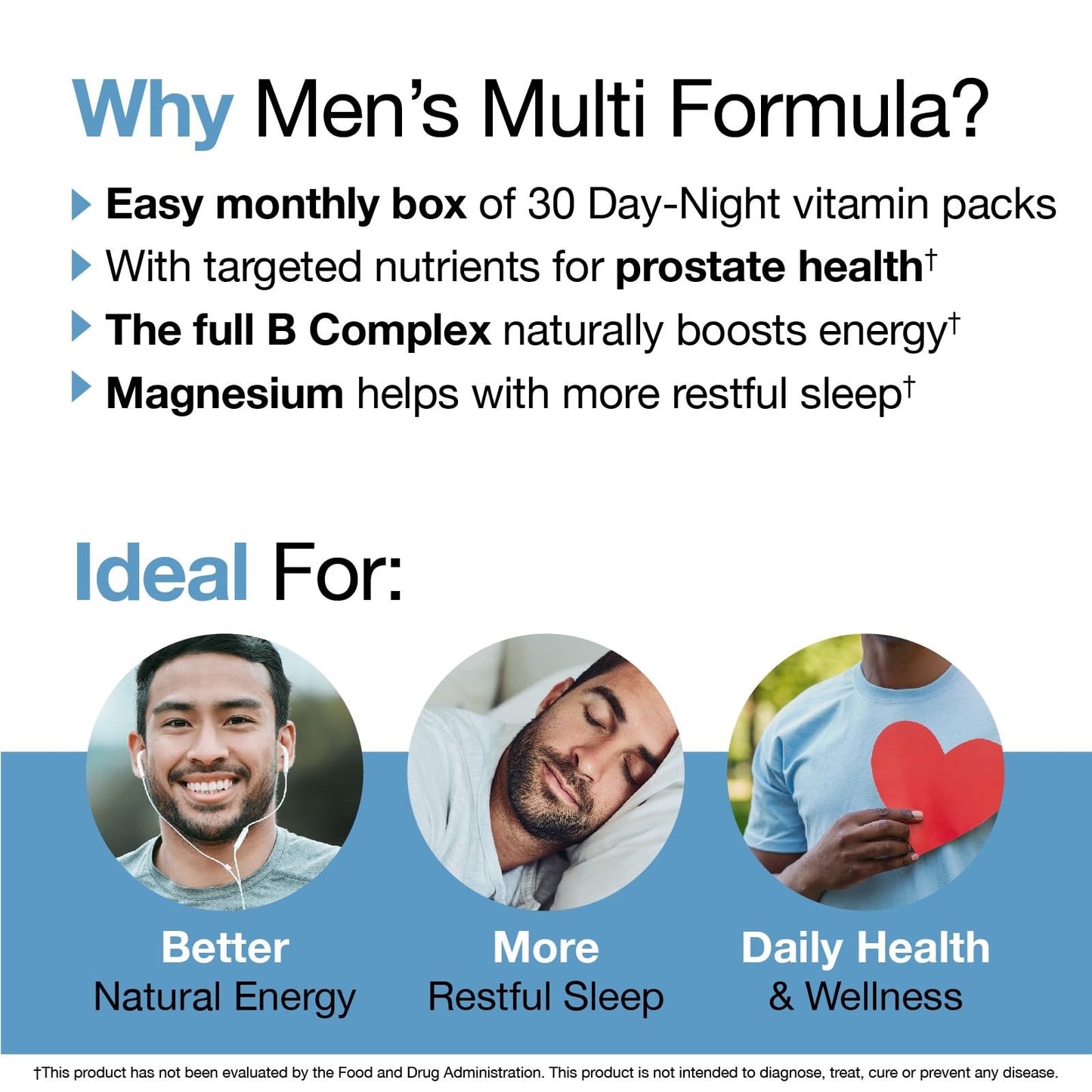 ¿Por qué elegir multivitaminas VitaMedica para hombres?