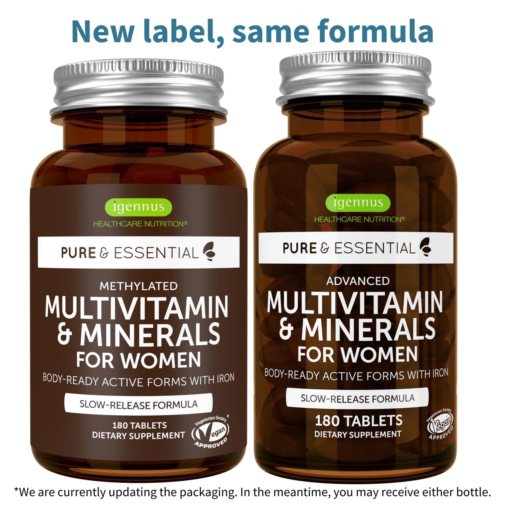 Multivitaminas Igennus nueva etiqueta misma fórmula