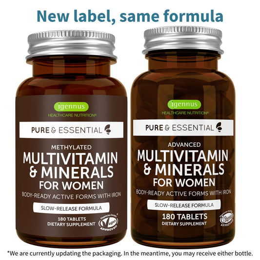 Multivitaminas Igennus nueva etiqueta misma fórmula