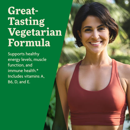 Multivitaminas líquidas vegetarianas y sin gluten
