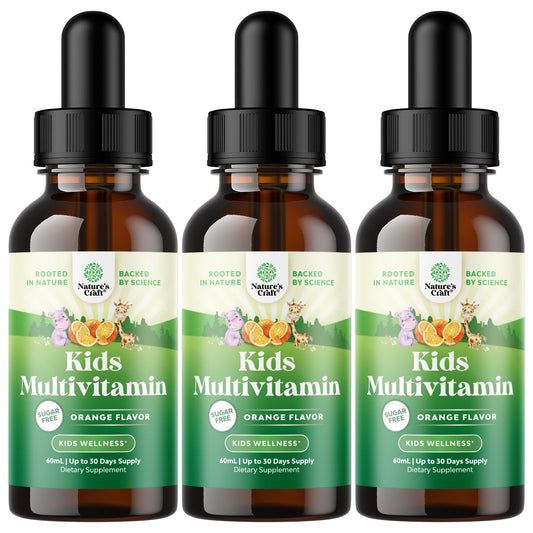 Multivitaminas líquido para niños con sabor a fruta