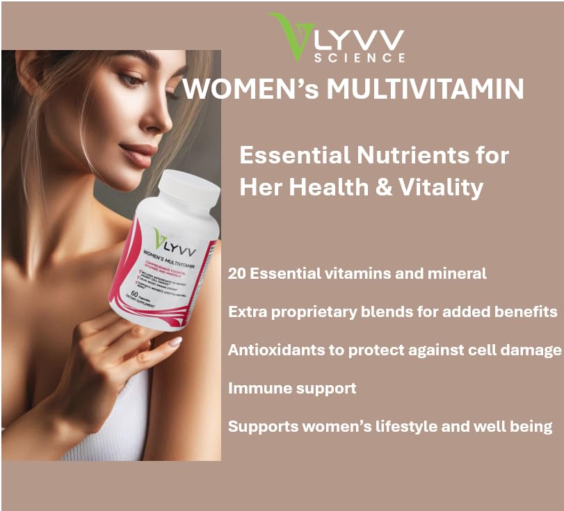 Comparativa de producto Lyvv. Vitaminas para salud femenina.