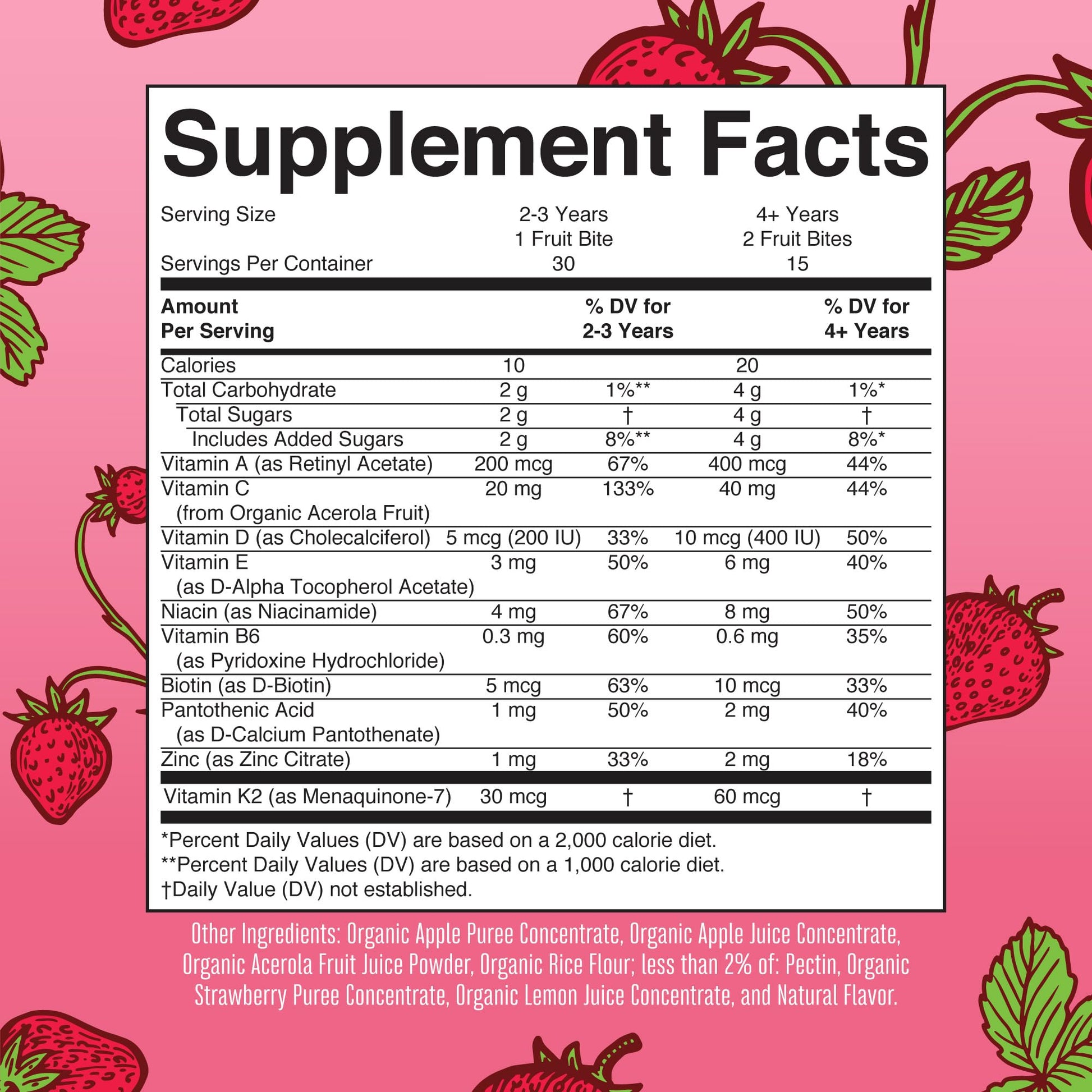 Multivitaminas MaryRuth's para niños 30 porciones con vitamina C y D