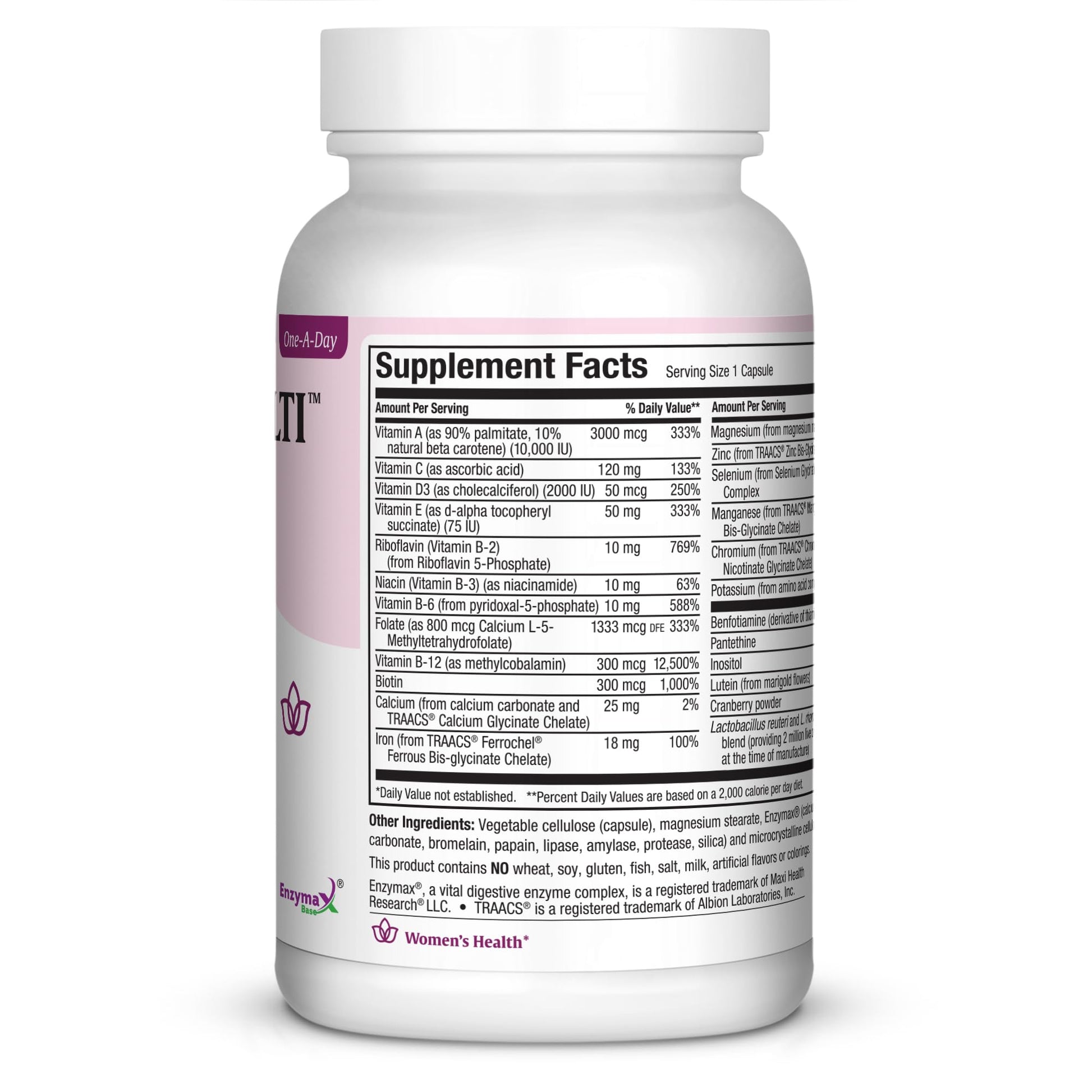 Multivitaminas Maxi para salud femenina