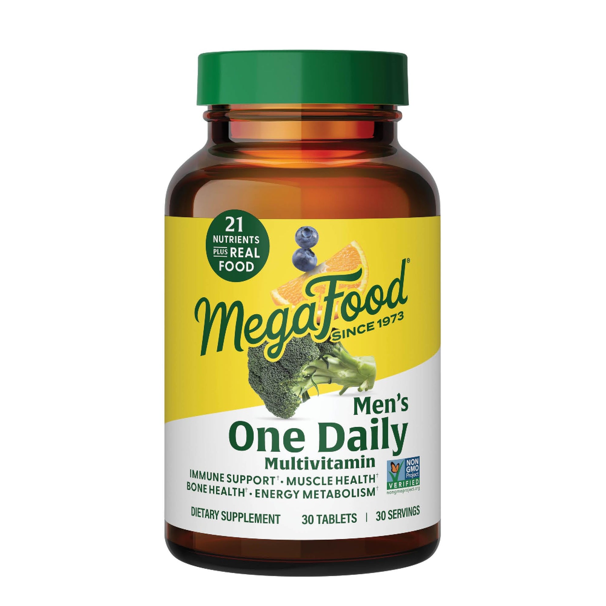 Frasco de multivitaminas MegaFood One Daily Mens