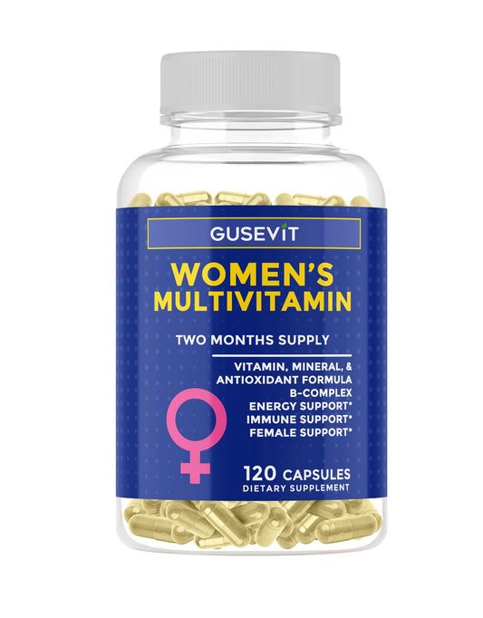 Frasco de multivitaminas para mujeres GUSEVIT 120 cápsulas