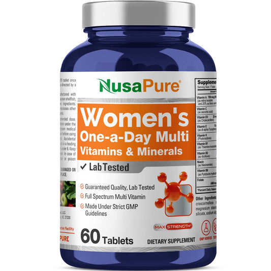Multivitaminas para mujeres NusaPure 60 tabletas calidad garantizada
