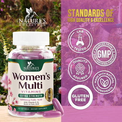 Multivitaminas para mujeres de fácil digestión