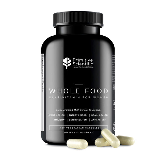botella de multivitaminas naturales para mujeres