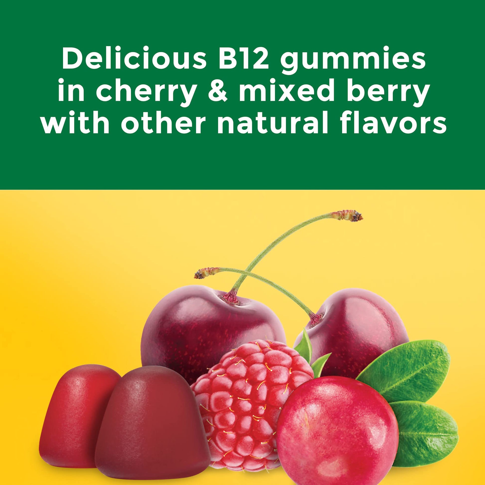 Multivitaminas Nature Made apoyo cerebral con B12 gominolas