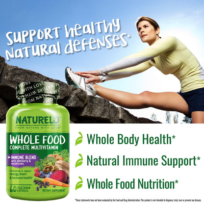 Multivitaminas NATURELO de alimentos integrales con amor