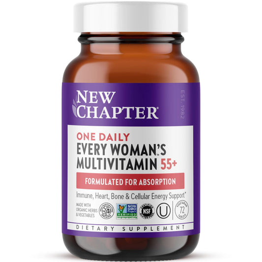 Botella de multivitaminas New Chapter para mujeres mayores de 50 años