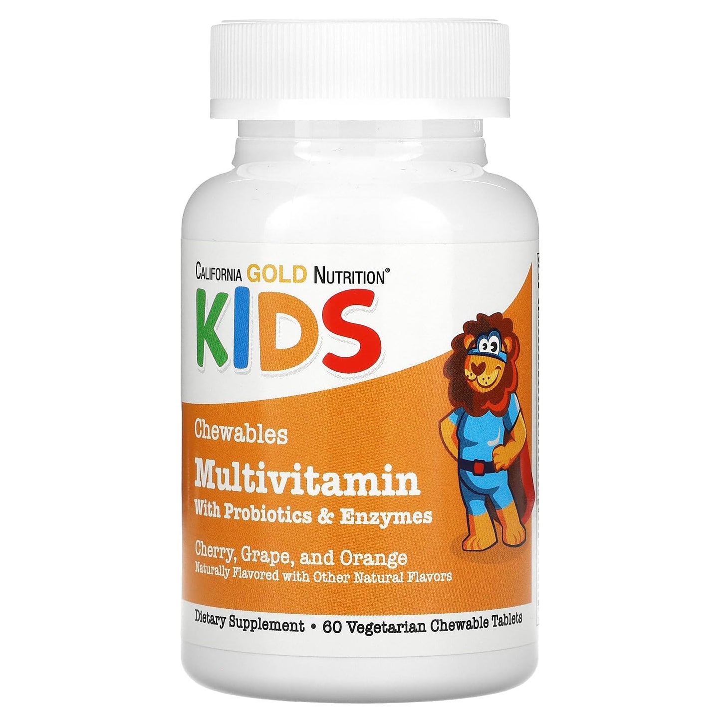 Botella de multivitaminas para niños California Gold Nutrition