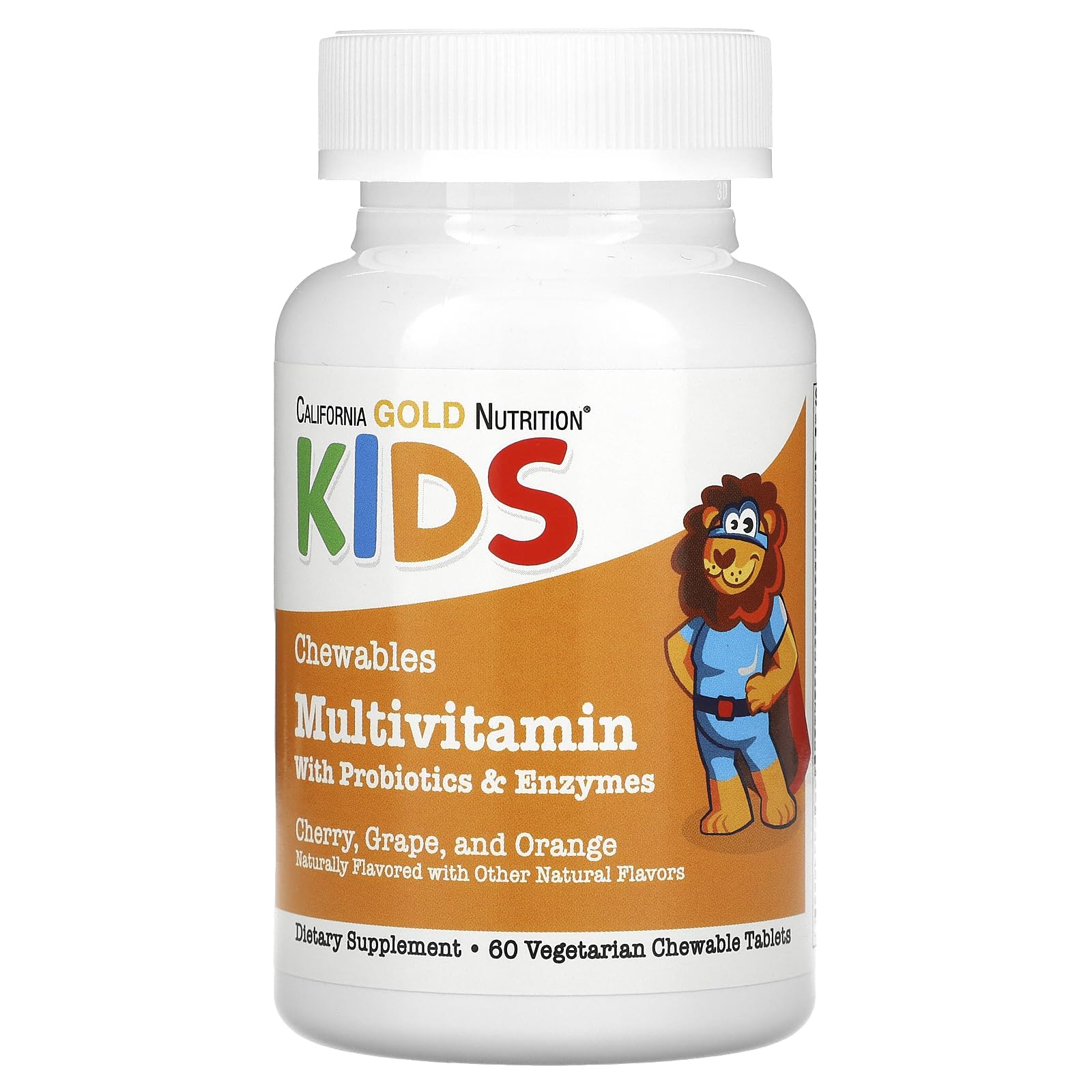 Botella de multivitaminas para niños California Gold Nutrition