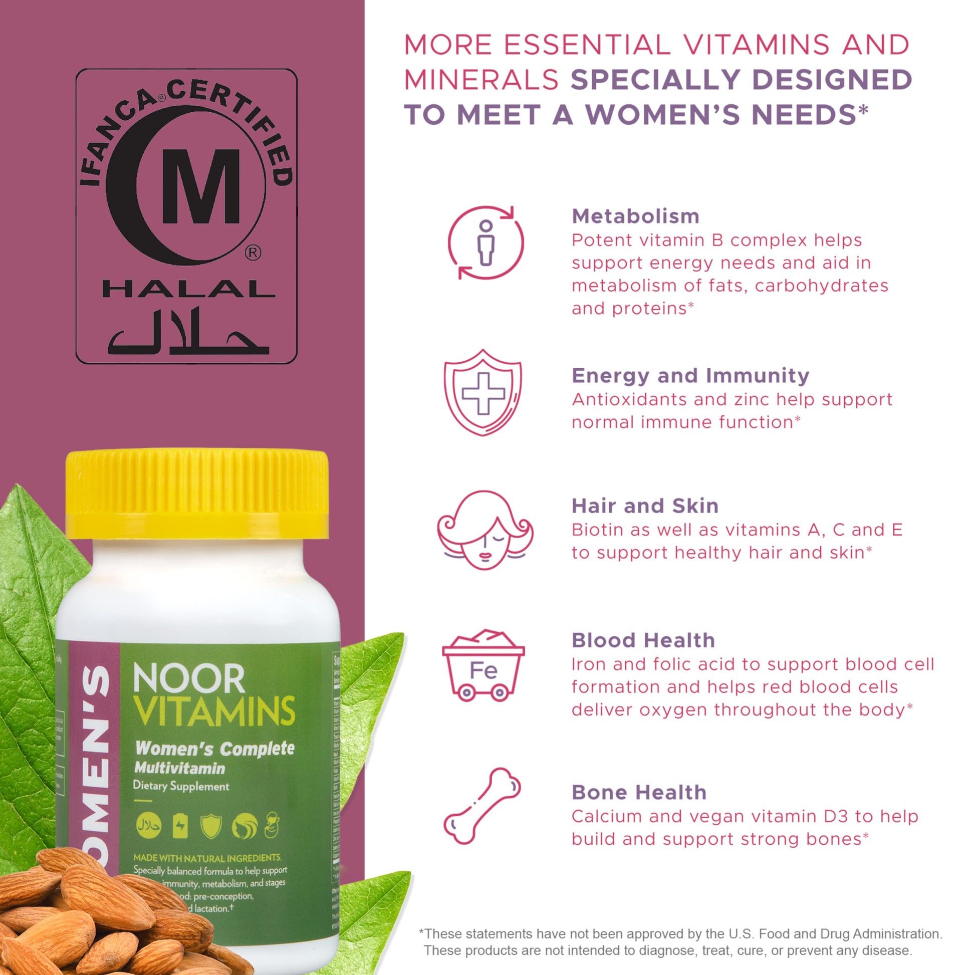 Multivitaminas Noor Vitamins certificación halal