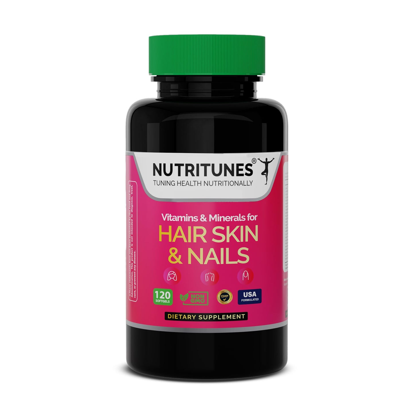 Multivitaminas Nutritunes cabello piel uñas caja 120 cápsulas