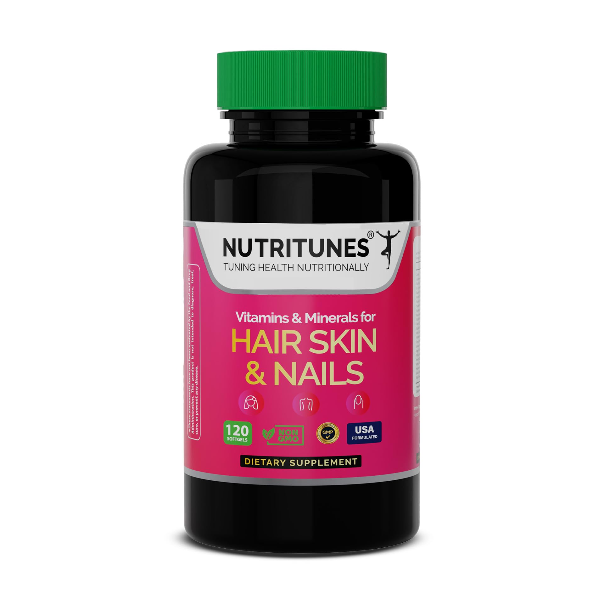 Multivitaminas Nutritunes cabello piel uñas caja 120 cápsulas