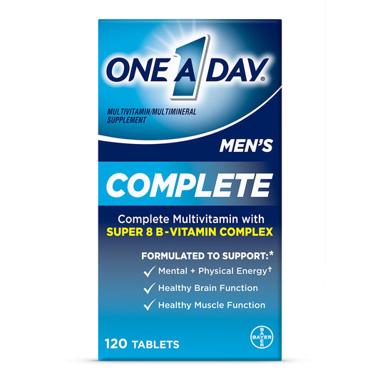 Caja de multivitaminas One A Day para hombres, 120 tabletas