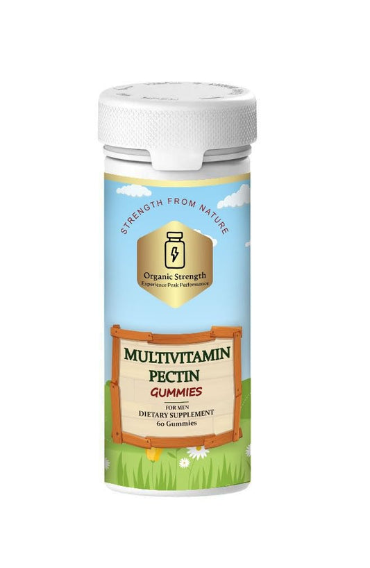 Multivitaminas de pectina para hombres Organic Strength alta potencia