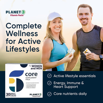 Multivitaminas Planet 3 en paquetes diarios
