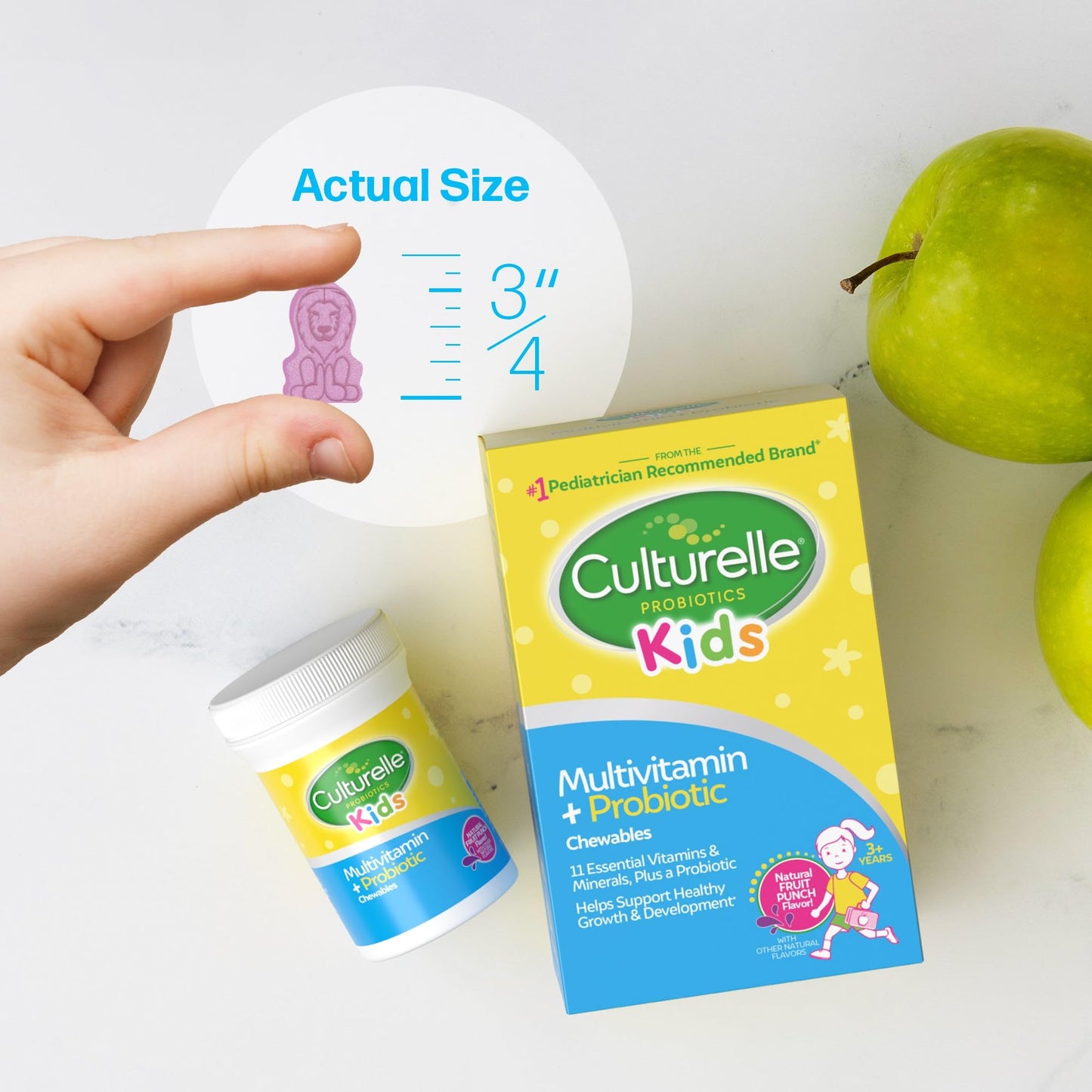 multivitaminas en sabor ponche de frutas para niños