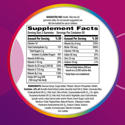 Multivitaminas Centrum con gran sabor