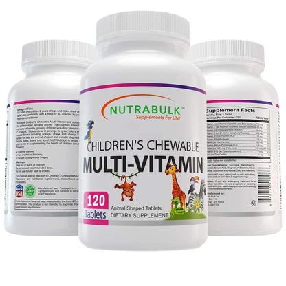 Multivitaminas sabor cereza para niños con apoyo al sistema inmunológico y huesos