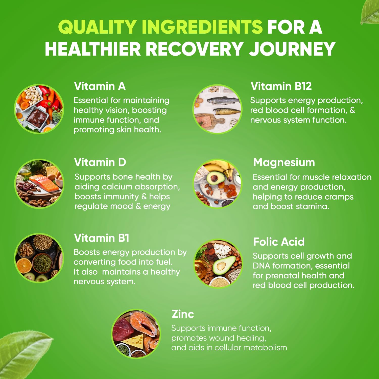 Multivitaminas sin hierro para salud bariátrica