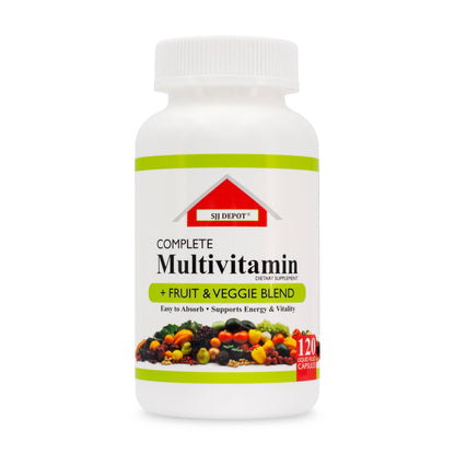 Botella de multivitaminas SJJ Depot grande