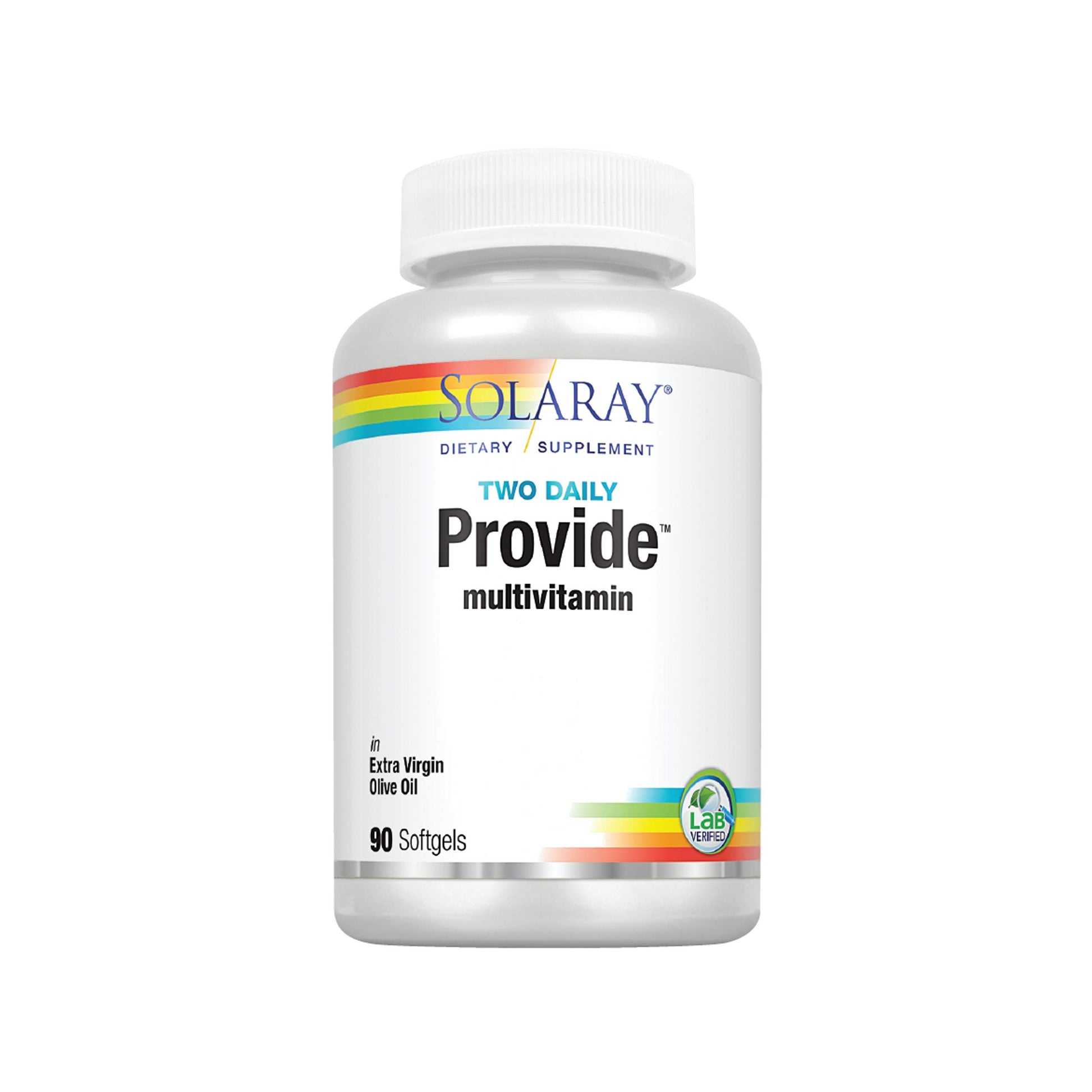 Botella multivitaminas Solaray 90 cápsulas
