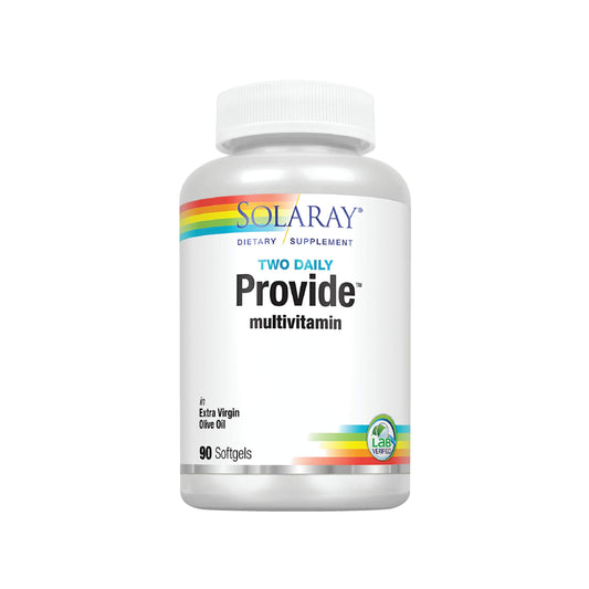 Botella multivitaminas Solaray 90 cápsulas