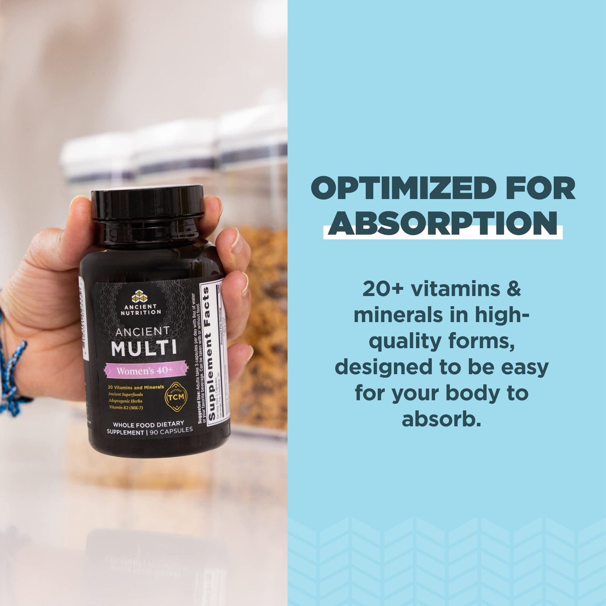Multivitaminas con superalimentos - Ancient Nutrition