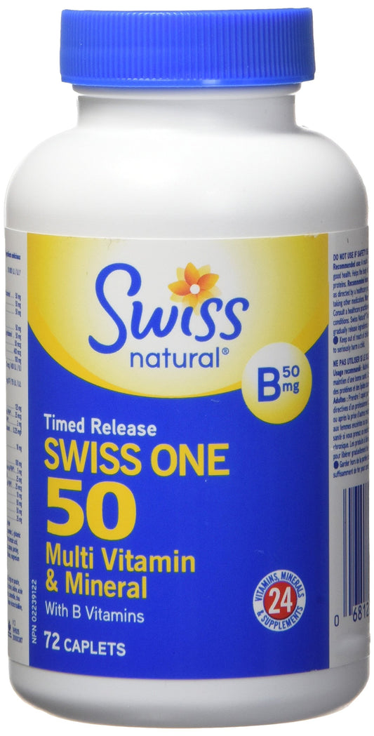 Multivitaminas Swiss Natural Swiss One 50 cápsulas