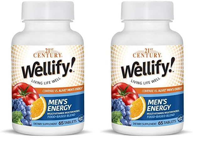 Multivitaminas Wellify energía masculina 65 comprimidos
