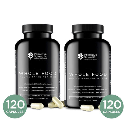 Multivitaminas whole food para salud holística