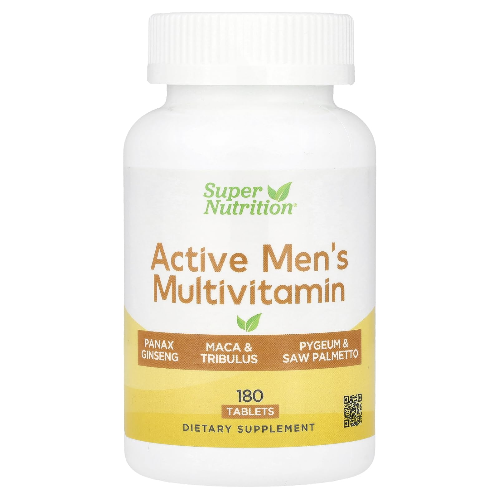 Botella de multivitamínico activo para hombres Super Nutrition