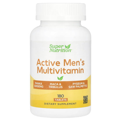 Botella de multivitamínico activo para hombres Super Nutrition