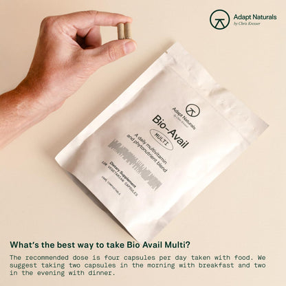 Multivitamínico Adapt Naturals fácil absorción