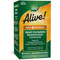 Frasco de multivitamínico adulte con hierro en caja verde y naranja.